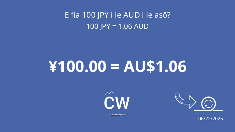 100 JPY To AUD Convert Japanese Yen To Australian Dollars Now 100-jpy-to-aud-convert-japanese-yen-to-australian-dollars-now