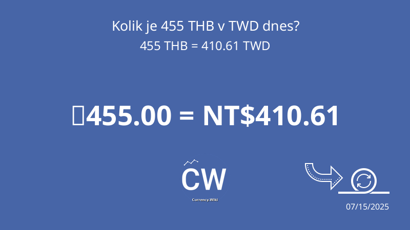 455 THB To TWD Convert Thai Baht To New Taiwan Dollars Now Currency 455-thb-to-twd-convert-thai-baht-to-new-taiwan-dollars-now-currency